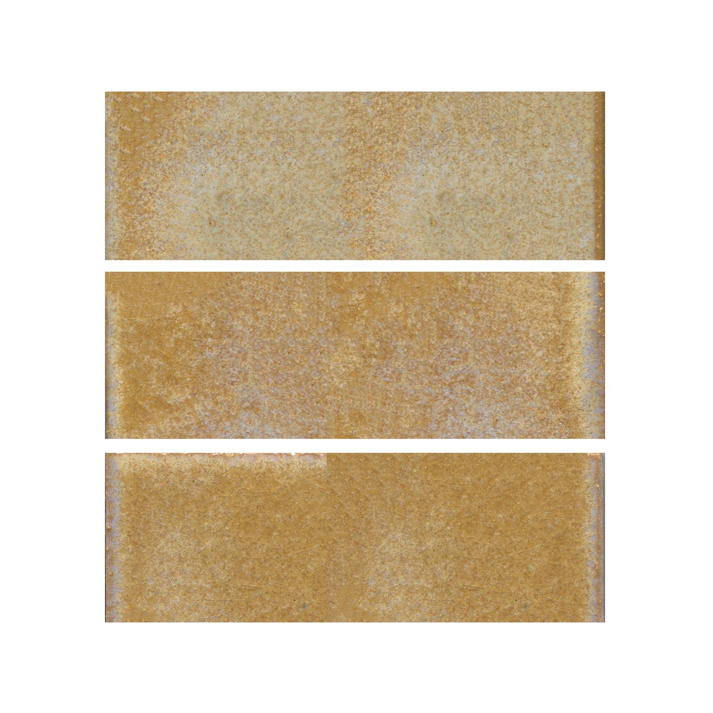 Coffee Cake glaze with iron spots a golden yellow color